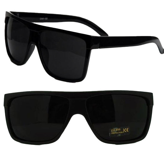 Large Frame CAT 4 Locs -Polished-Black