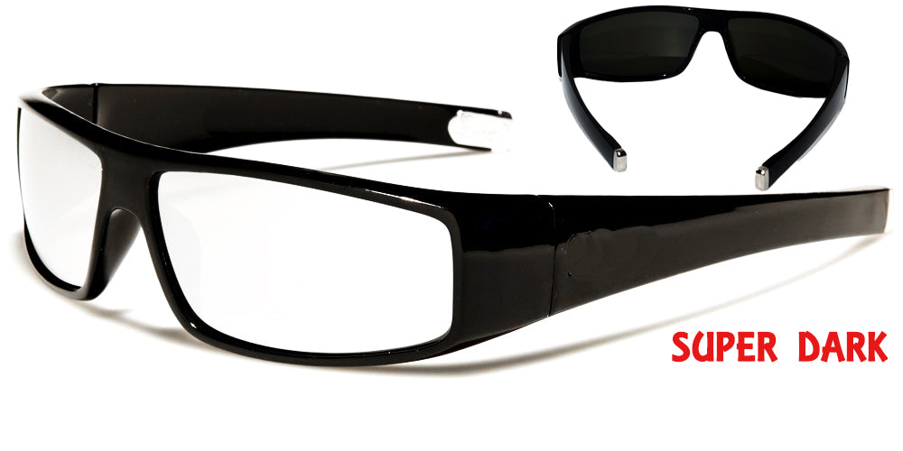 Super Dark Locs Silver  mirror  lens